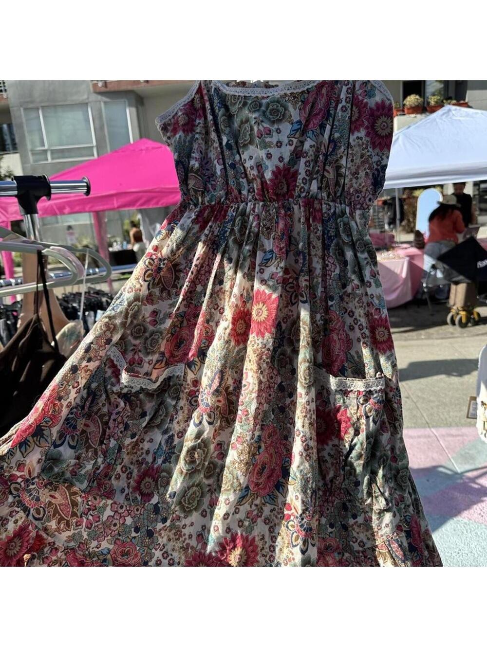 Floral Paisley Mini Dress